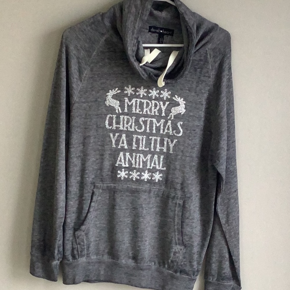 Cowl neck sweatshirt